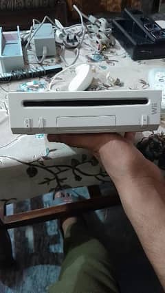 nintendo wii with all accecrioies and power station