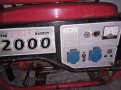 generator 2000 in good condition rate 18000