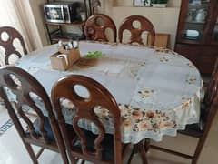 6 seater dining table