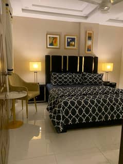 One Bed Furnished Brand New Appartment For Rent In Bahria Town, Lahore.