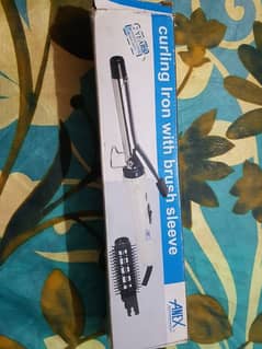 Curling Iron with Brush sleeve