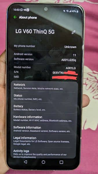 Lg V60 Think 5g 8/128gb Pta Approved 6