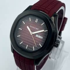 Men's stainless steel analog watch 0