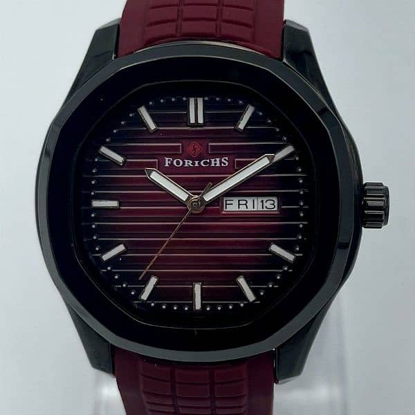 Men's stainless steel analog watch 4