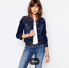 Women Premium Branded Stretch Denim jacket