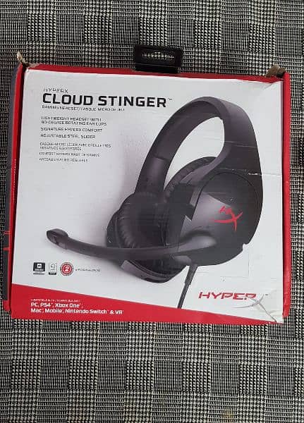 HYPERX CLOUD STINGER GAMING HEADSET. 1