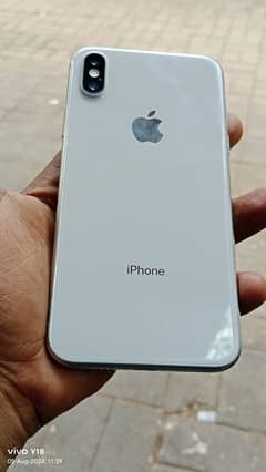 iphone x pta 255 gb   with box    bh 100