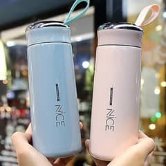 Cute Portable Thermos 400ml: Hot/Cold Drink Flask for Men, Women, Kid