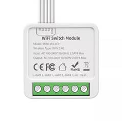 Tuya WIFI Smart Switch Module Smart Life Gang 4