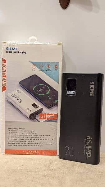 SIEME 20000 Super Fast Charging Power Bank 3