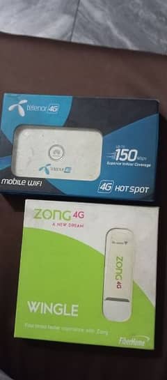 Telenor 4g and zong 4g device