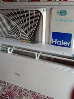 Haier AC DC inverter 1.5 ton heat and cool WhatsApp number03354473125