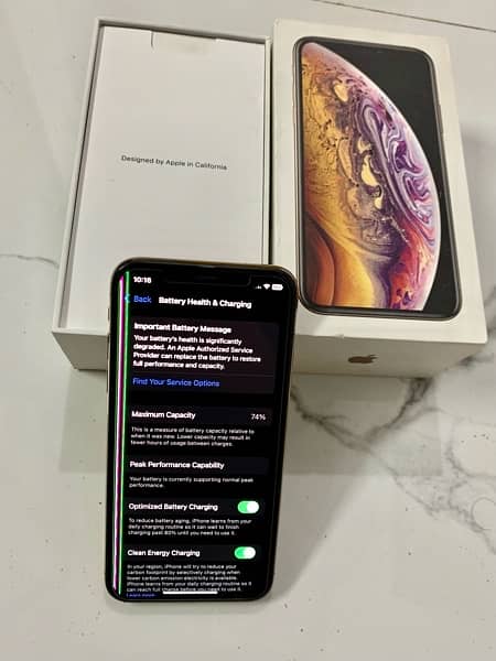 Iphone xs 64gb with box all ok waterpack 2