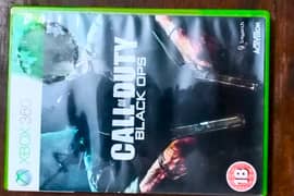 Xbox 360 game call of duty black ops 1