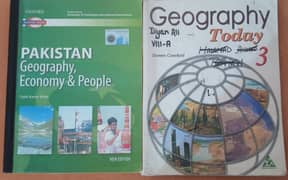 Oxford Geography Economy of Pakistan New Edition & Geography Today 3