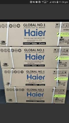 haier ac 1.5 model hfc brand new box pack03216692661
