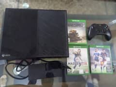 Xbox One with Controller – Wireless Joystick, 3 CDs, Power Supply & HD 0