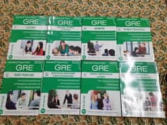 GRE test preparation 12 Books for Sale