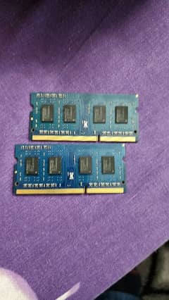 4 GB Ram 2x2 DDR3 for laptop