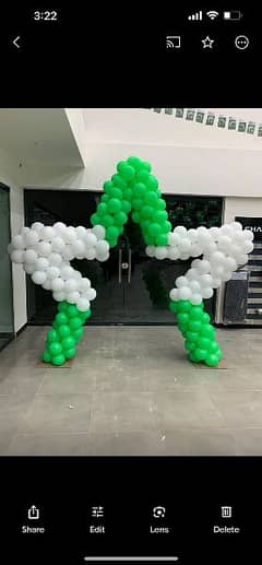 14th August Balloon decor+ Events