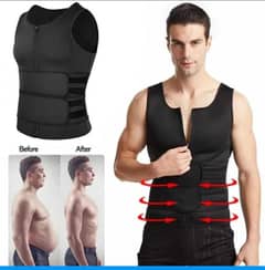 Slimming Vest Zipper Body Shaper with Adjustable Belly Belt