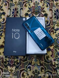 mi note 10 pro 256gb 12ram box back cark