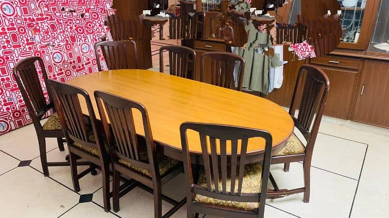 Dinning table with 8 chairs 1