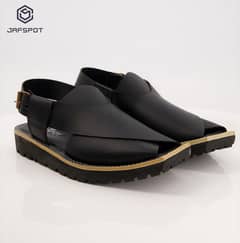 Signature Peshawari Chappal JF31 Black