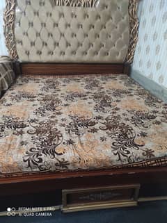 Bedset with sides table and dressing table