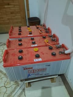 04x EXIDE batteries only 1 month used - 03297857694