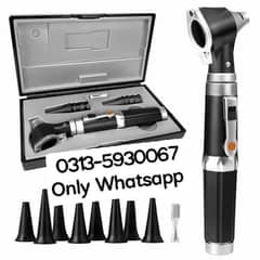 Professional Ear ENT otoscope Care Diagnostic Set with 8 Tips