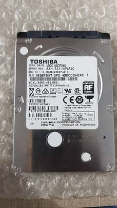 toshiba laptop hard disk