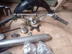CD 70 bike accessories available for use and good condition
