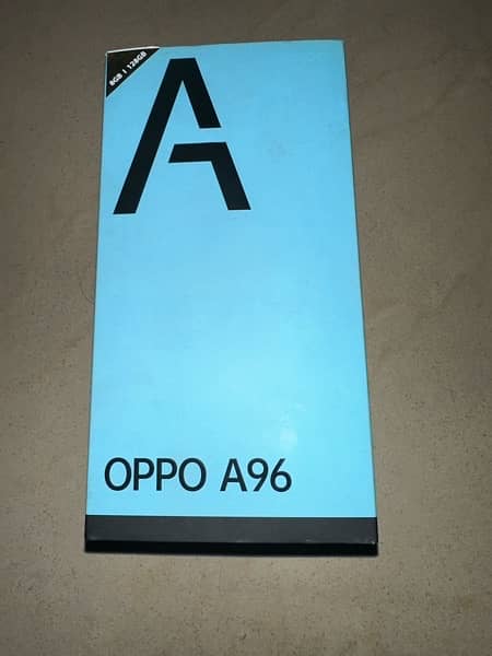 oppo a96 with box and charger 1