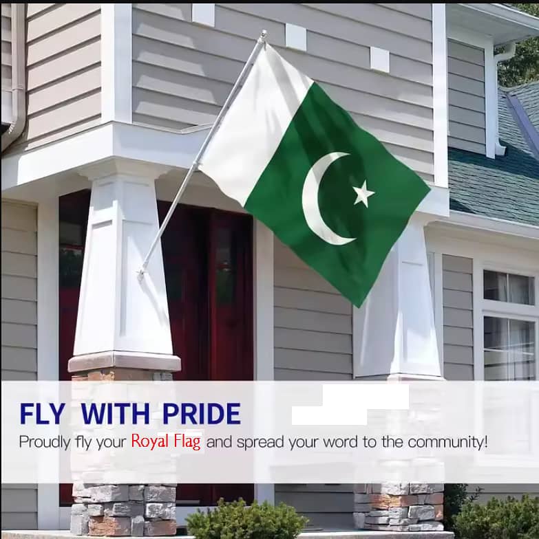 Large Pakistan Flag for Building Front, Company Flag outdoor / Indoor 15