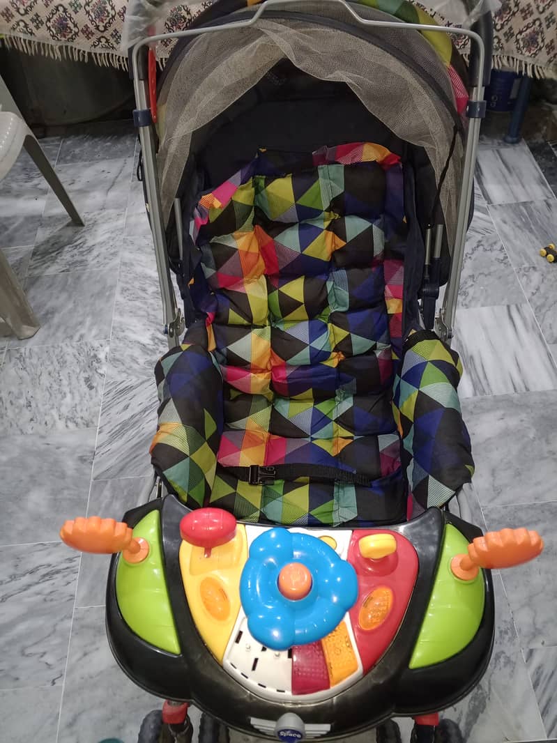 Kids pram/walker/stroller in good condition for sale 1