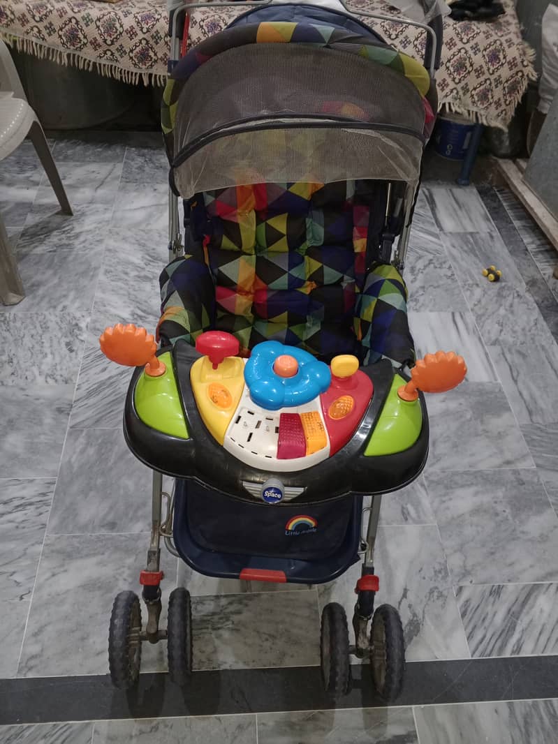 Kids pram/walker/stroller in good condition for sale 6