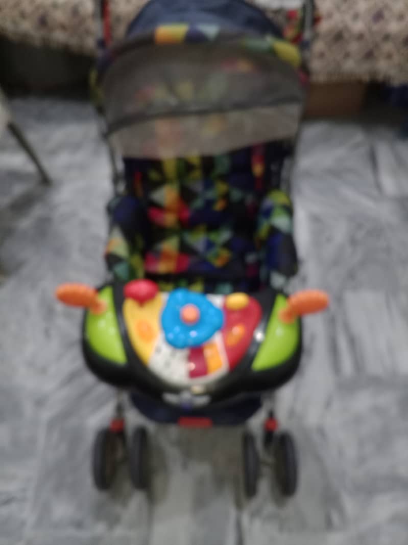 Kids pram/walker/stroller in good condition for sale 8