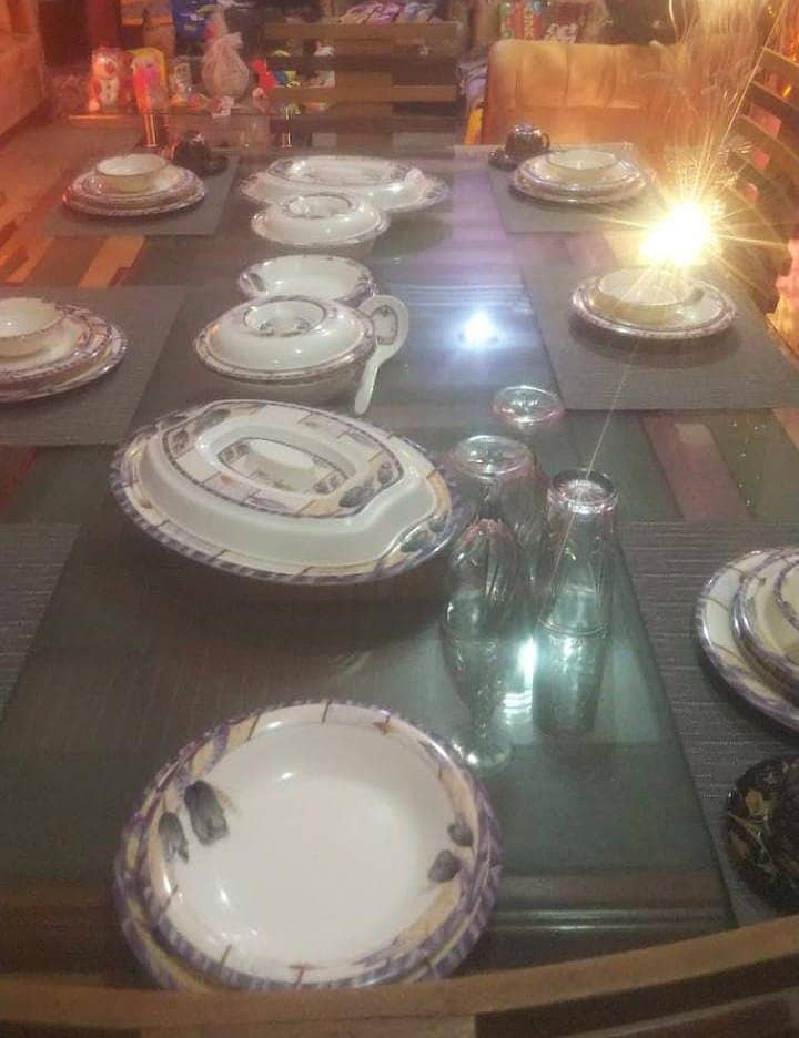 CHANCE DEAL Dining Table with 8 Chairs for Sale in  Karachi 2