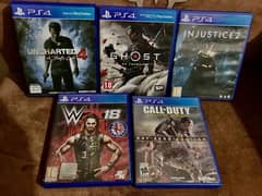 PS4 unused scratcheless games Urgent sale