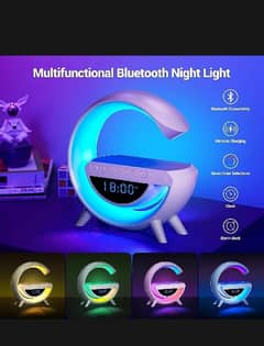 BT3401 LED WIRELESS Phone charger Bluetooth speaker