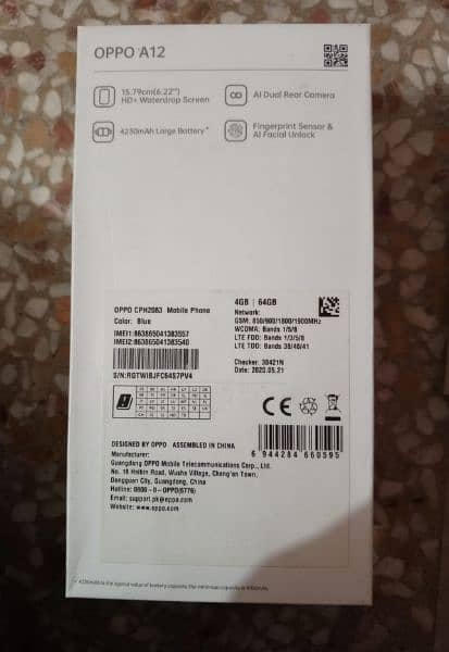 OPPO A12 SMART MOBILE 1