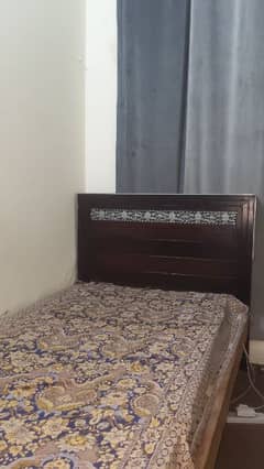 Single bed with mattress