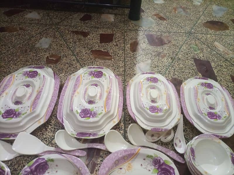 72 pc dinner set 6 person sarving in lalukhet cal num pic ma likha h 1