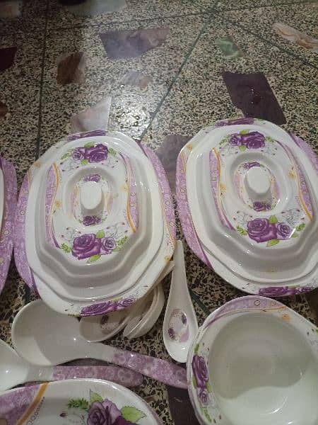 72 pc dinner set 6 person sarving in lalukhet cal num pic ma likha h 7