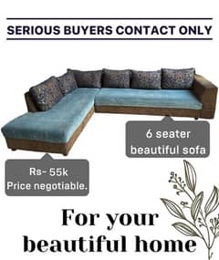 6 seater sofa