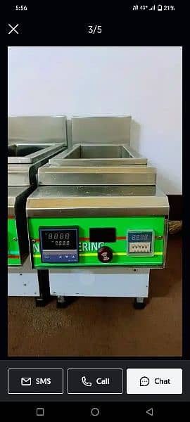 deep fryer 10 litters automatic we hve pizza oven fast food restaurant 3