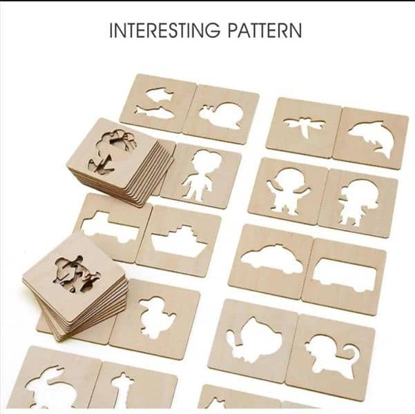 64 pcs wooden drawing box 3