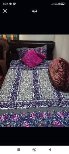 Single Bed Pair with Mattress
