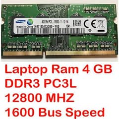 2x Ddr 3 laptop 4g  Ram